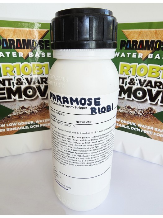 Paramose R10/B1 Paint and Varnish Stripper – Water Based  - Sample Size - 500ml - Free Postage