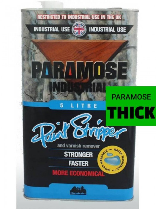 Paramose Industrial Paint and Varnish Remover - THICK - 5 Litres
